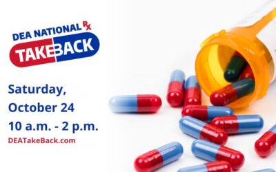 National Prescription Drug Take Back Day October 24th