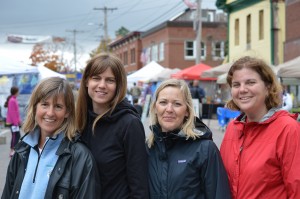 Kate Whitehead, second from the left, with Healthy Lamoille's Staff Team after last year's 5K.