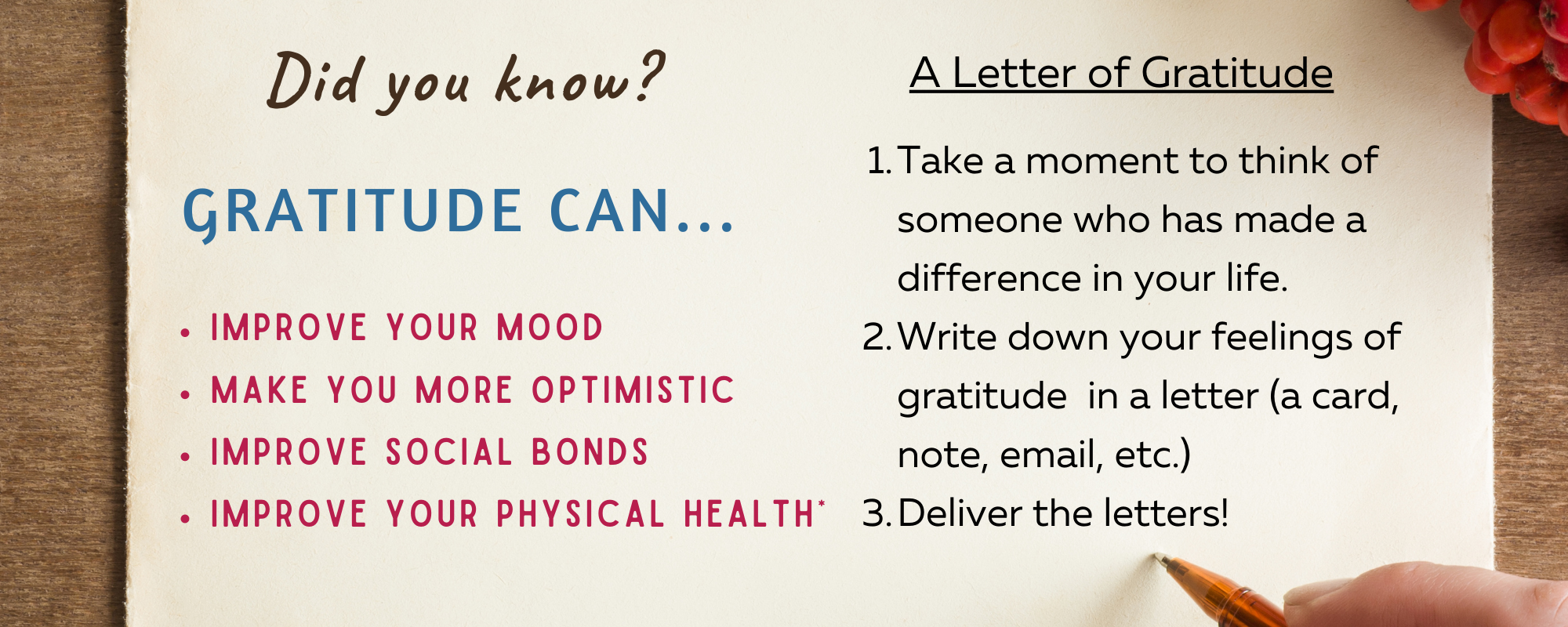 Gratitude