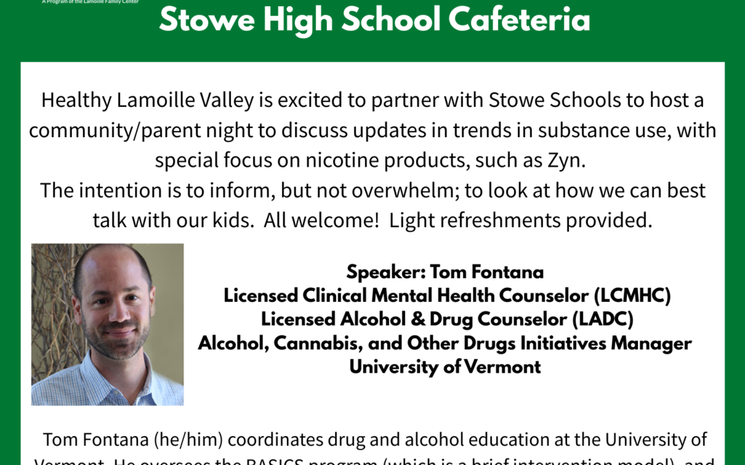 Stowe Parent/Community Night