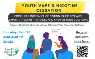 Video and Slides: Supporting Youth Vape & Nicotine Cessation Meeting