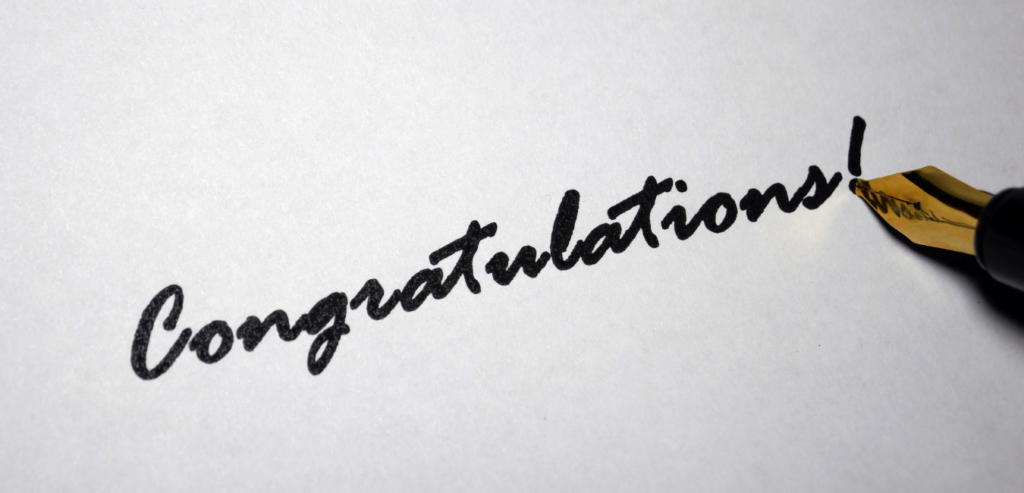 congratulations congratulations