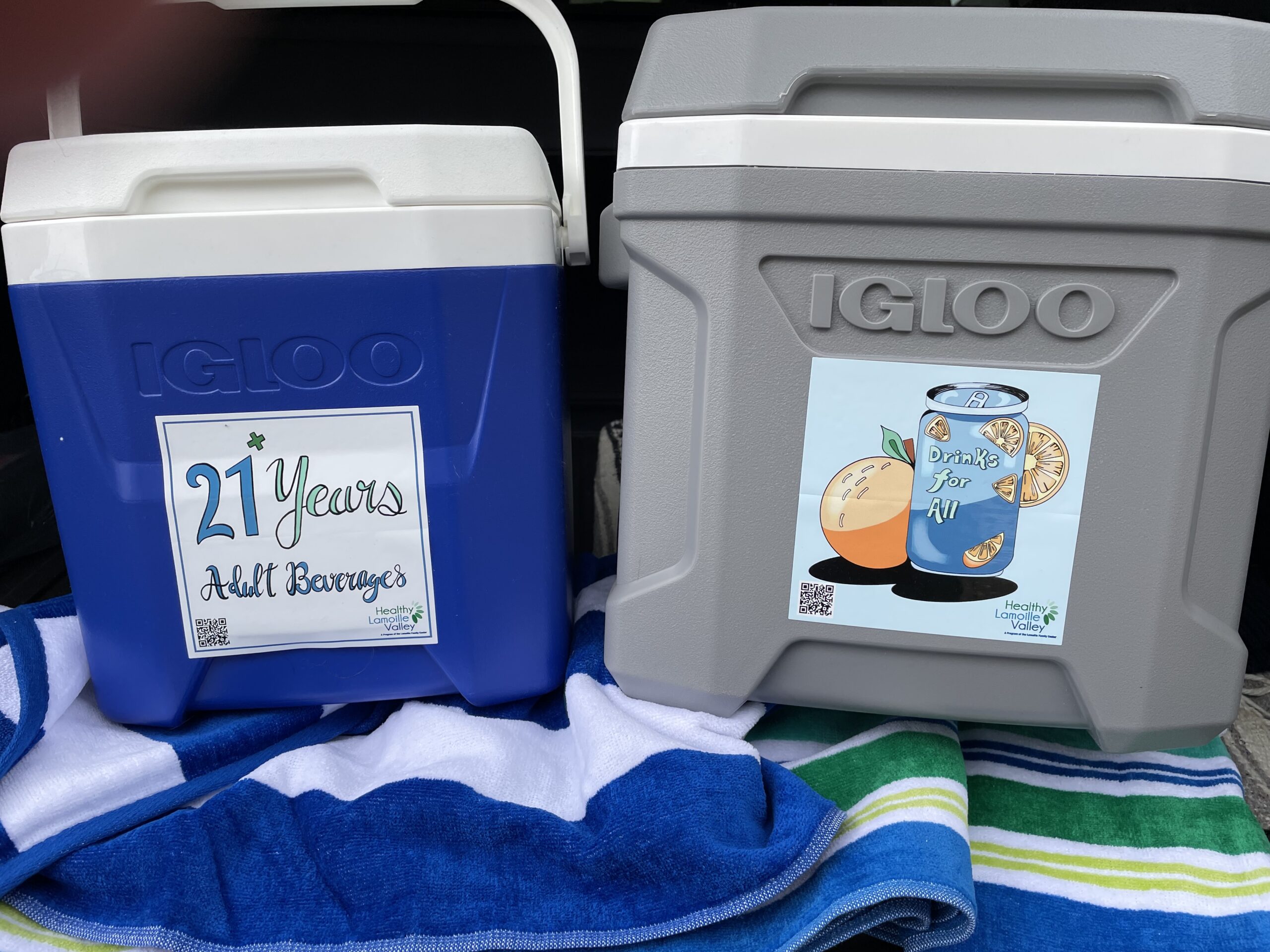 cooler safety stickers