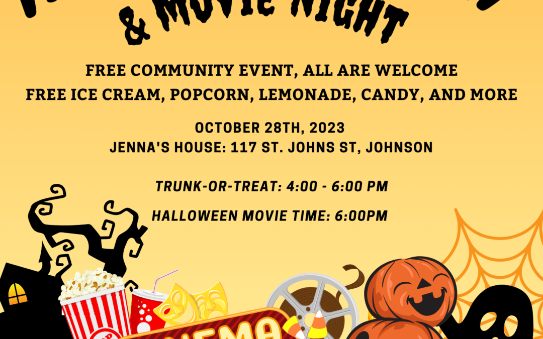 Trunk-or-Treat & Halloween Movie at Jenna’s House!
