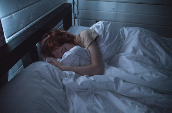 sweet dreams person sleeping comfortably